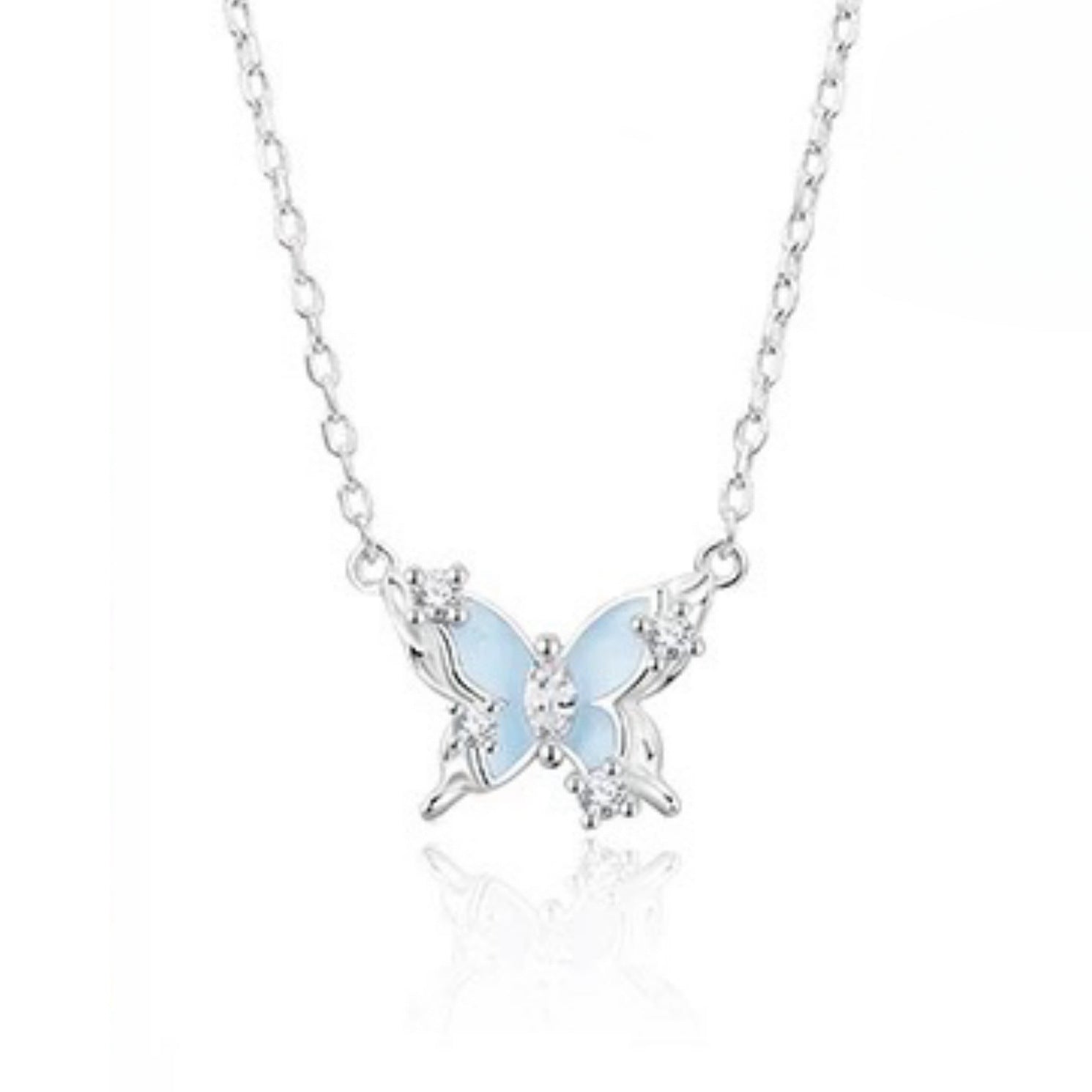 Starlight Butterfly Elegant Necklace